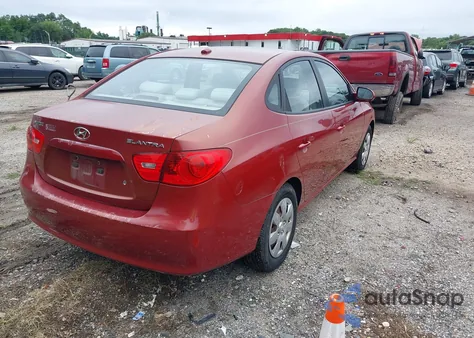 2008 Hyundai Elantra Gls/Se from USA, damaged, VIN KMHDU46D98U520964